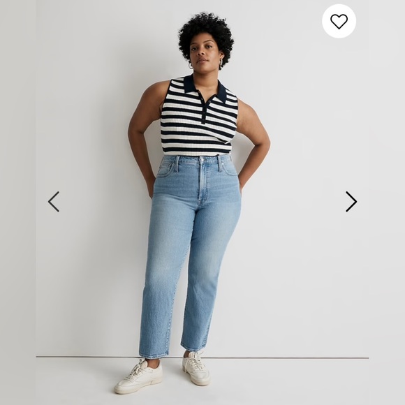 Madewell Denim - Madewell Women’s (31P) Perfect Vintage Straight Cropped Jeans